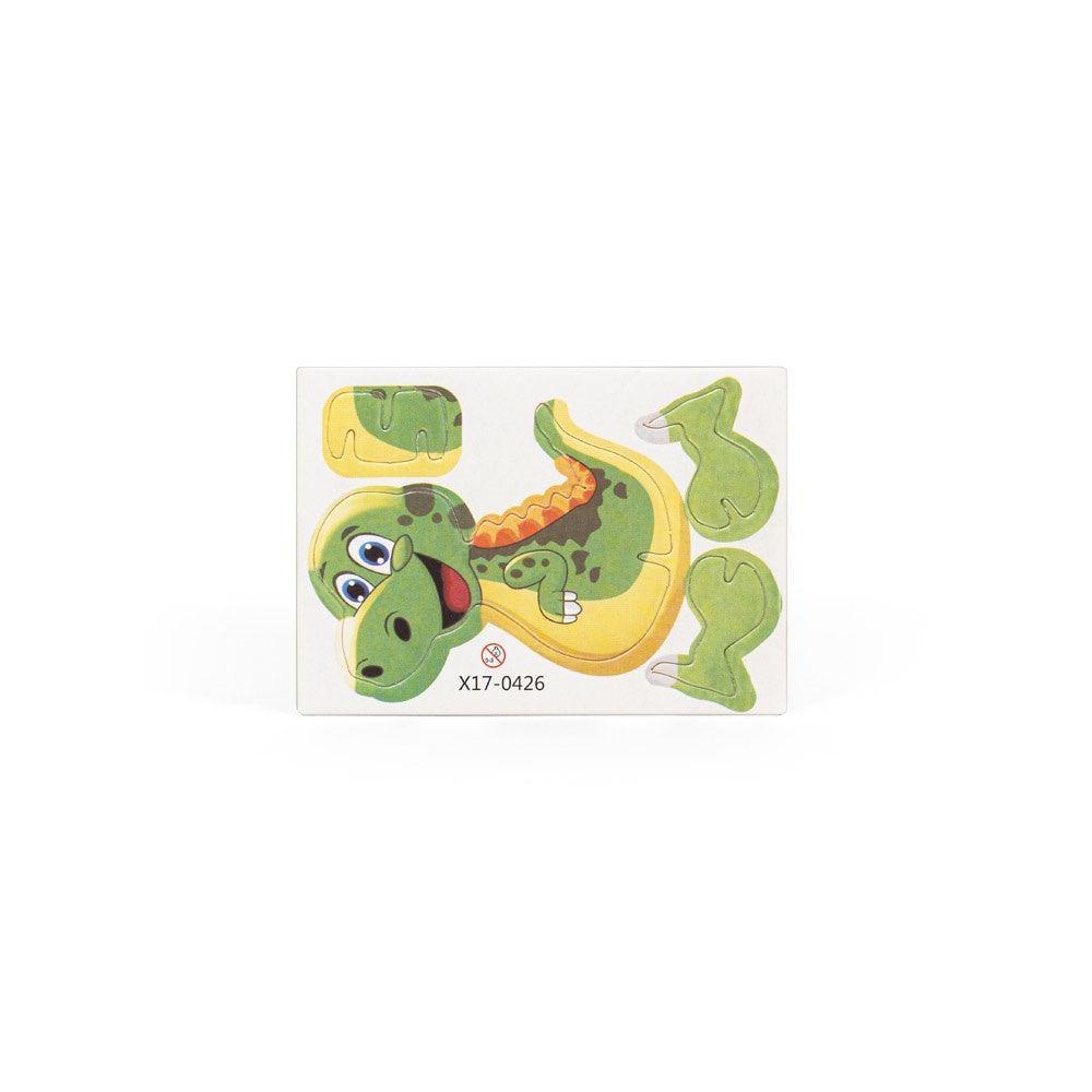 DINOSAURUS. 3D-Puzzle in Dinosaurierform aus Papier – zusätzliche Ansicht