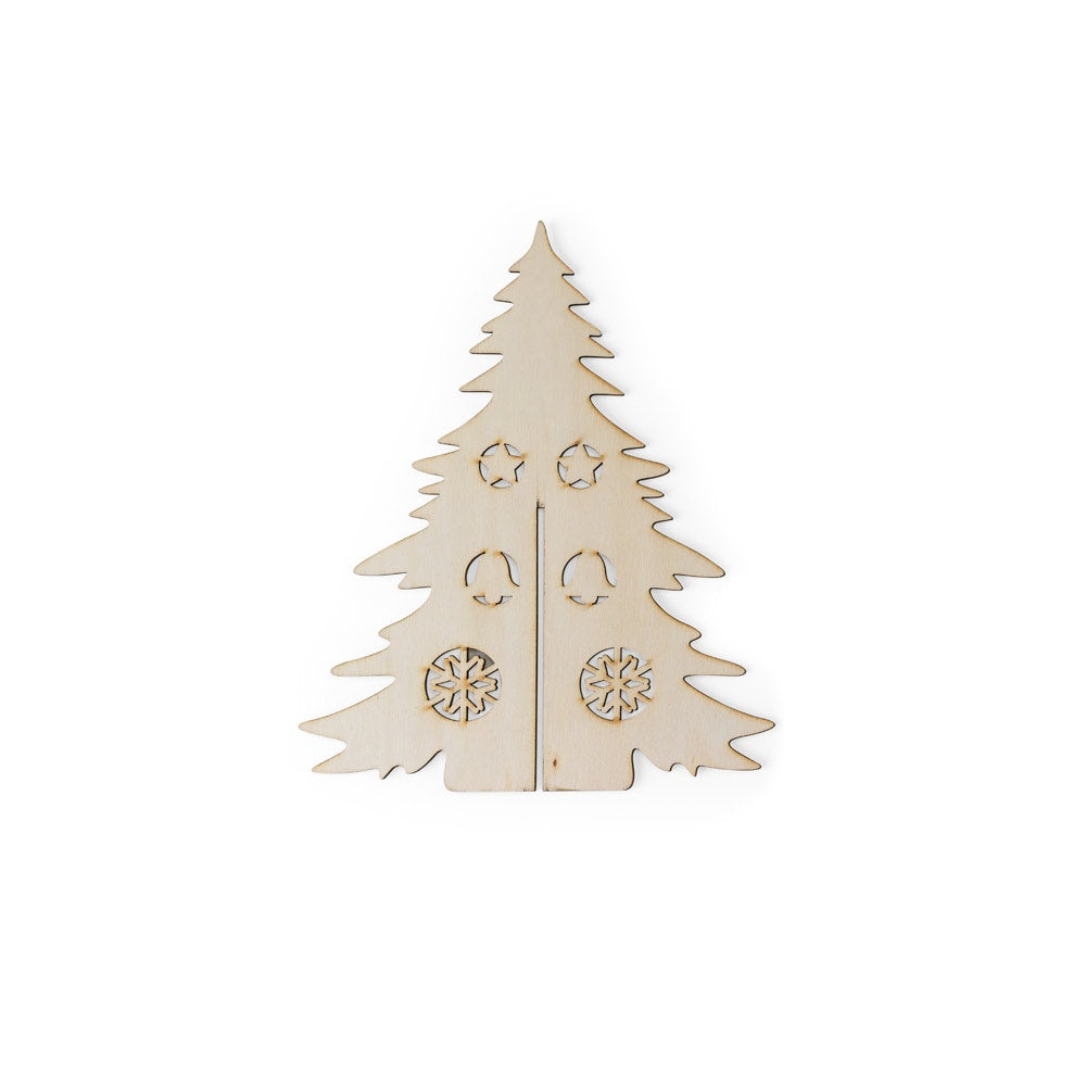 PINERY. Zerlegbarer Weihnachtsbaum aus Holz zum Bemalen – zusätzliche Ansicht