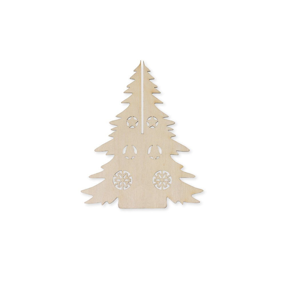 PINERY. Zerlegbarer Weihnachtsbaum aus Holz zum Bemalen – zusätzliche Ansicht