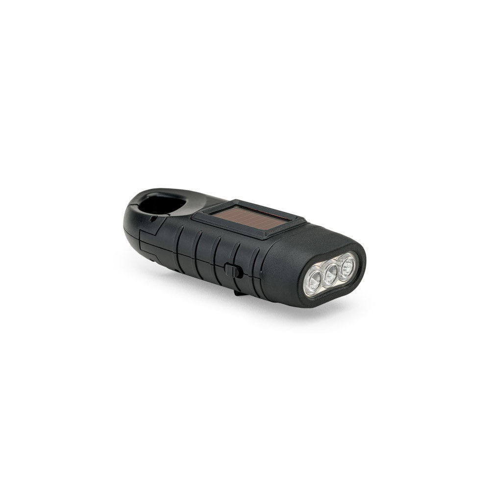 SOLARKY. Kompakte 0.5 W ABS-Taschenlampe mit 3 weißen LEDs mit 90 Lumen – zusätzliche Ansicht