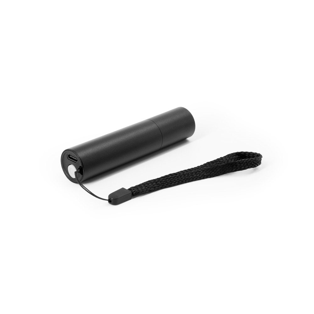 BRUCE. Wiederaufladbare Taschenlampe aus recyceltem Aluminium (100 % rAL) mit 30 mm ausziehbarer Spitze – zusätzliche Ansicht