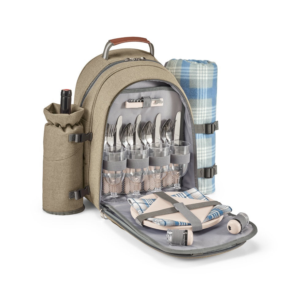 VILLA. Thermischer Picknick-Rucksack aus 600D, hochdichtem, recyceltem Polyester – zusätzliche Ansicht