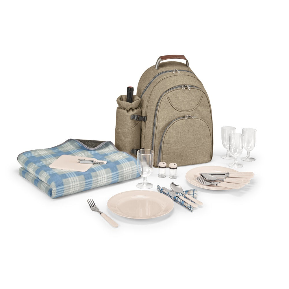 VILLA. Thermischer Picknick-Rucksack aus 600D, hochdichtem, recyceltem Polyester – zusätzliche Ansicht