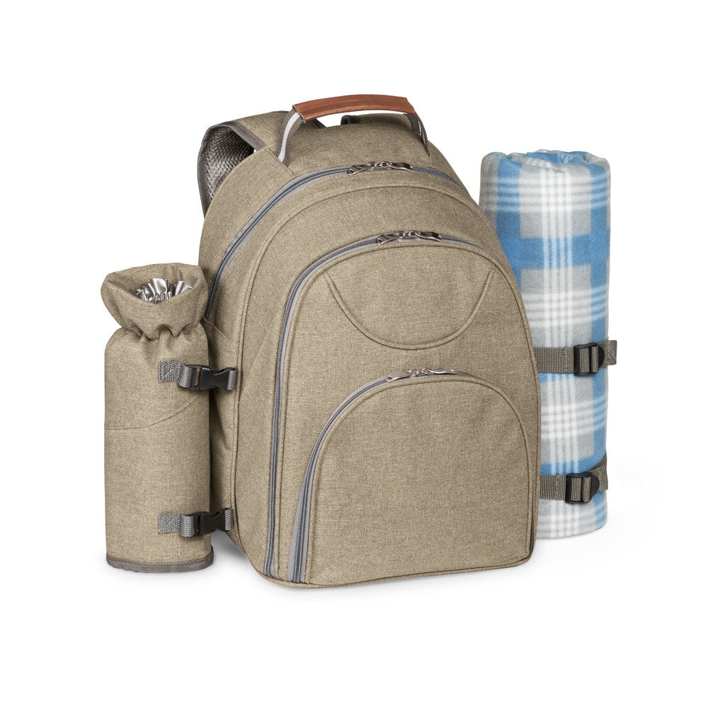 VILLA. Thermischer Picknick-Rucksack aus 600D, hochdichtem, recyceltem Polyester – zusätzliche Ansicht