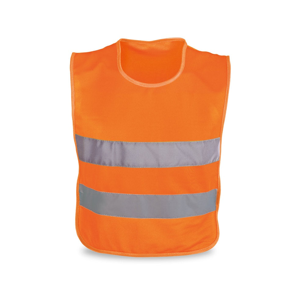 MIKE. Kinder Reflektorweste aus 100% Polyester – zusätzliche Ansicht