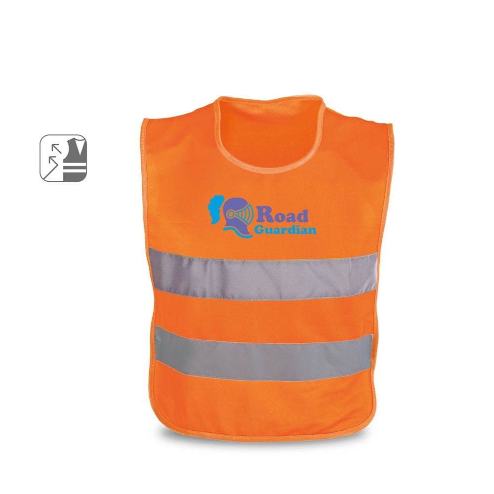 MIKE. Kinder Reflektorweste aus 100% Polyester