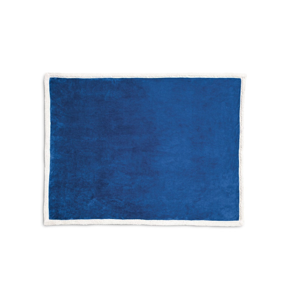 HEIDEN. Wendbare Fleecedecke (190 g/m²) mit Satinband und personalisierter Karte – zusätzliche Ansicht