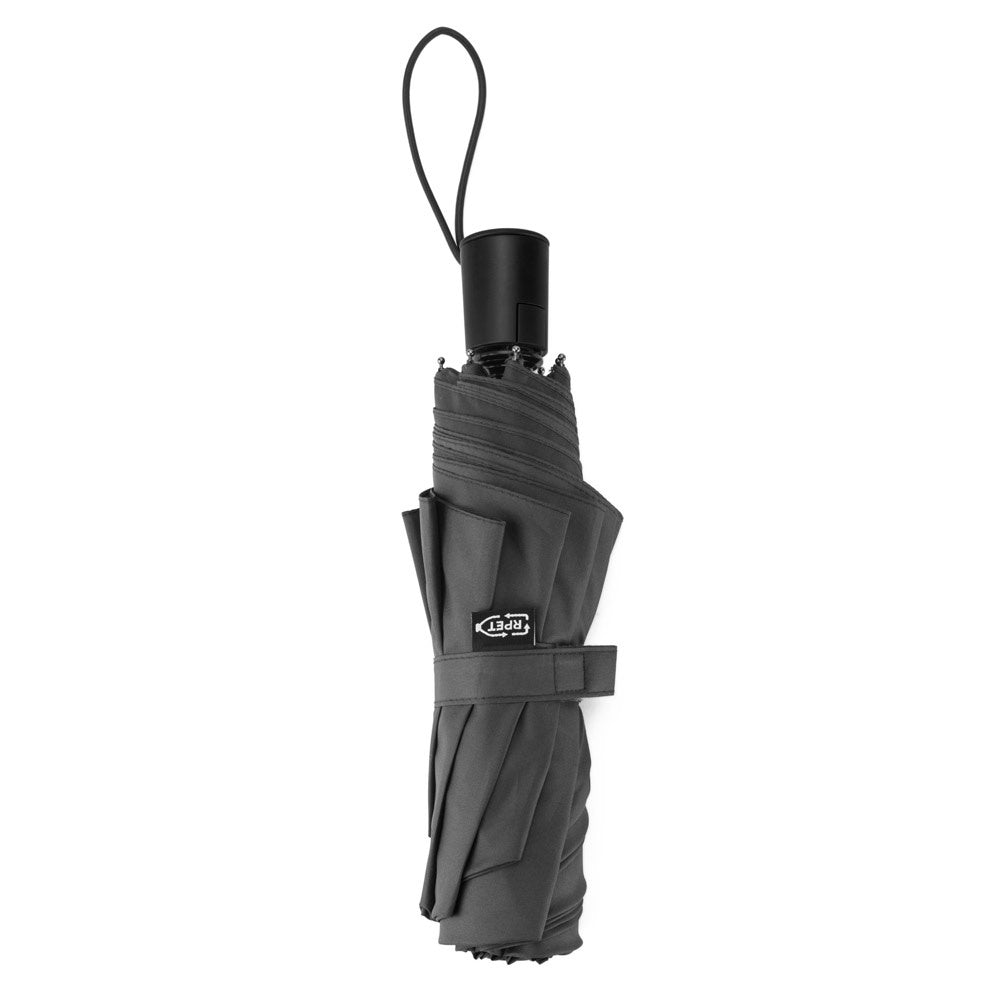 SKYLAR. 2-in-1-Regenschirm mit Einkaufstasche inklusive. Dieser ist aus recyceltem Polyester – zusätzliche Ansicht