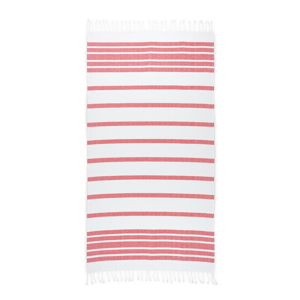SARDENHA. Strandtuch aus Baumwolle (70% recycelt) und Polyester (30% recycelt) (180 g/m²) – zusätzliche Ansicht