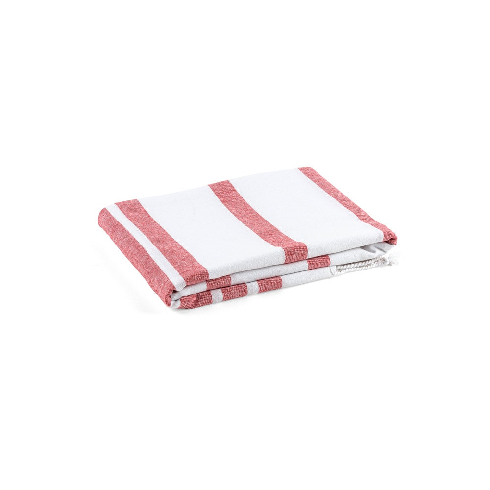 SARDENHA. Strandtuch aus Baumwolle (70% recycelt) und Polyester (30% recycelt) (180 g/m²) – zusätzliche Ansicht