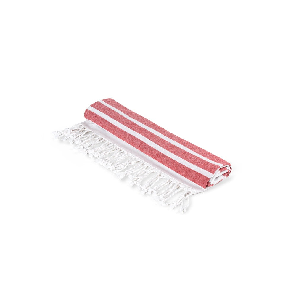 SARDENHA. Strandtuch aus Baumwolle (70% recycelt) und Polyester (30% recycelt) (180 g/m²) – zusätzliche Ansicht