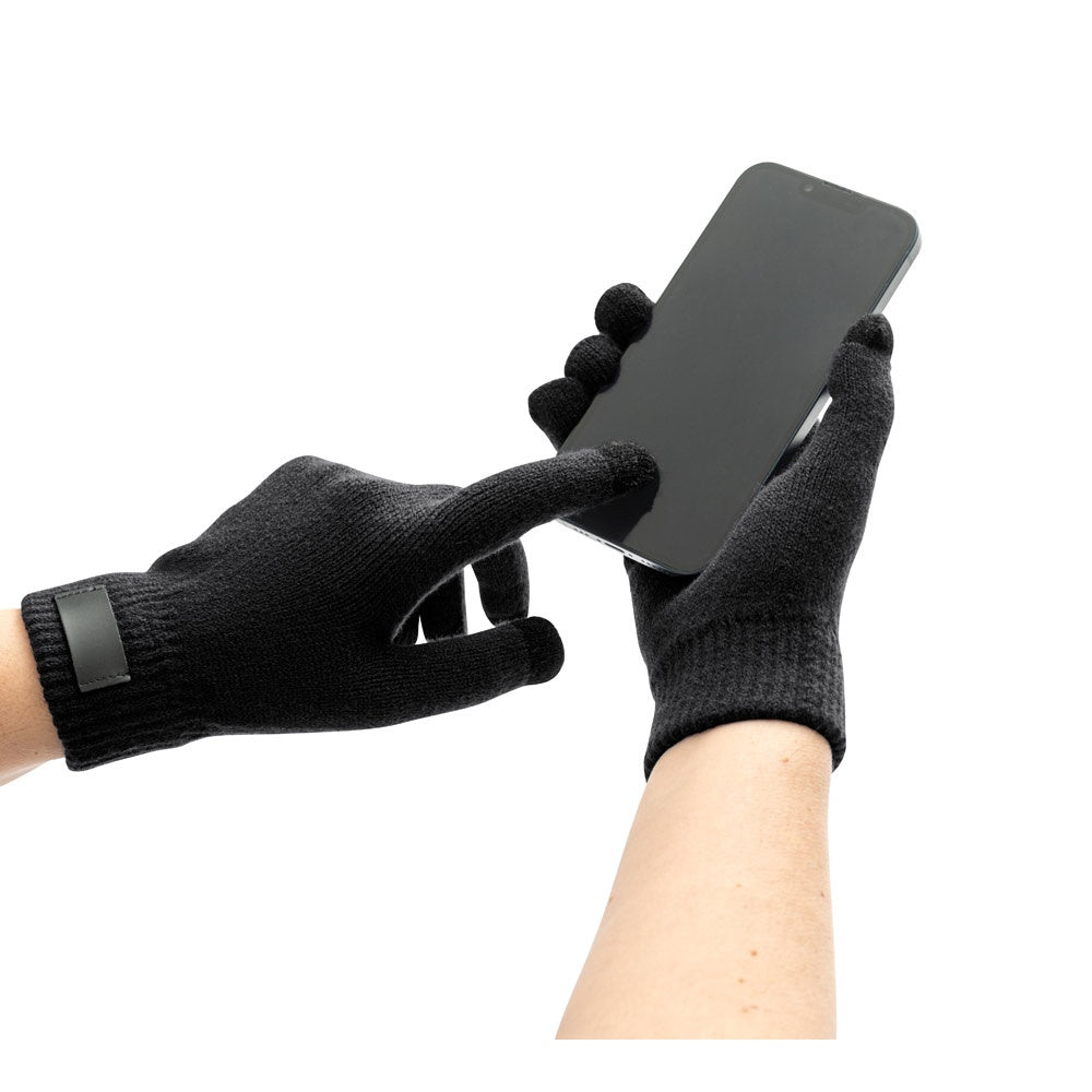BURROW. Handschuhe aus recyceltem Polyester (100% rPET), mit Tastspitzen – zusätzliche Ansicht