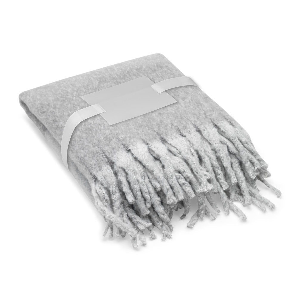 COMFY. Decke aus recyceltem Polyester (100% rPET) (300 g/m²), mit Mohair-Feeling – zusätzliche Ansicht