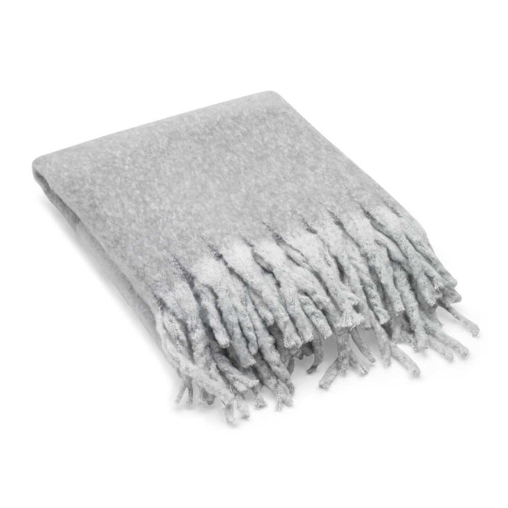 COMFY. Decke aus recyceltem Polyester (100% rPET) (300 g/m²), mit Mohair-Feeling – zusätzliche Ansicht