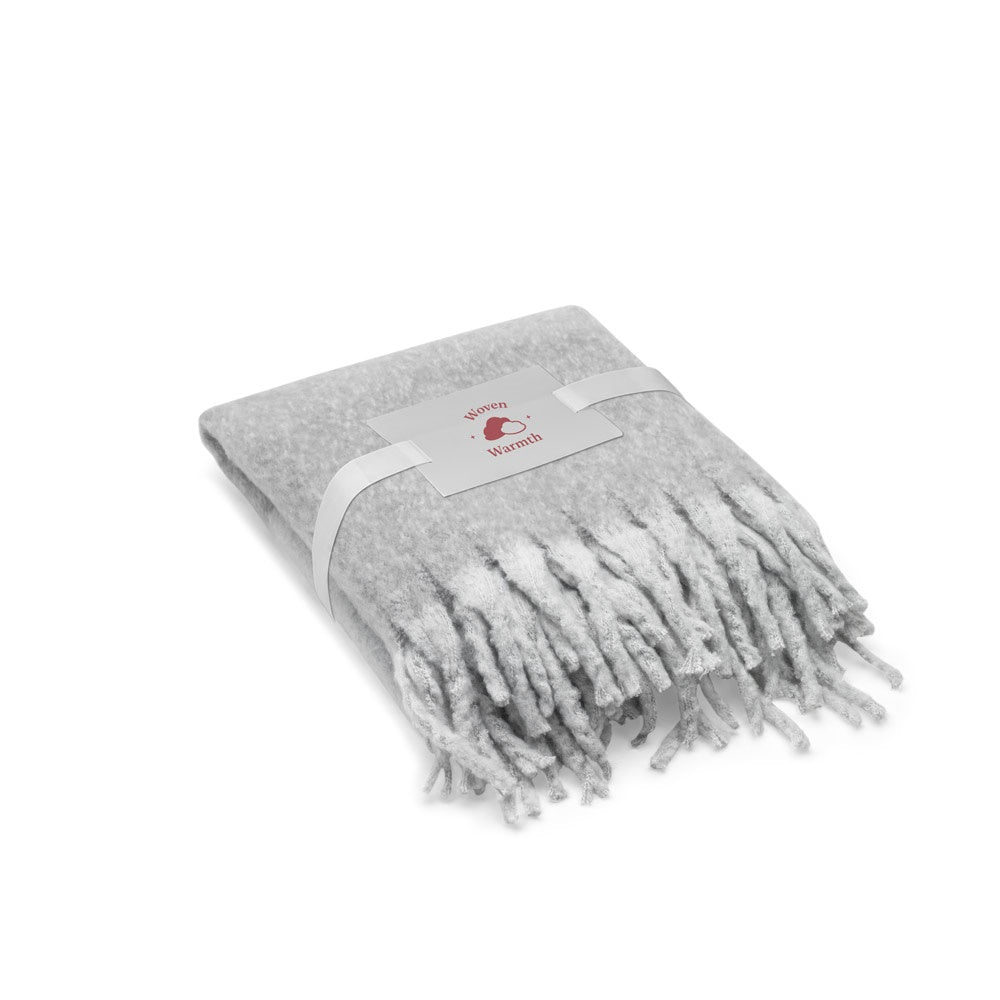 COMFY. Decke aus recyceltem Polyester (100% rPET) (300 g/m²), mit Mohair-Feeling