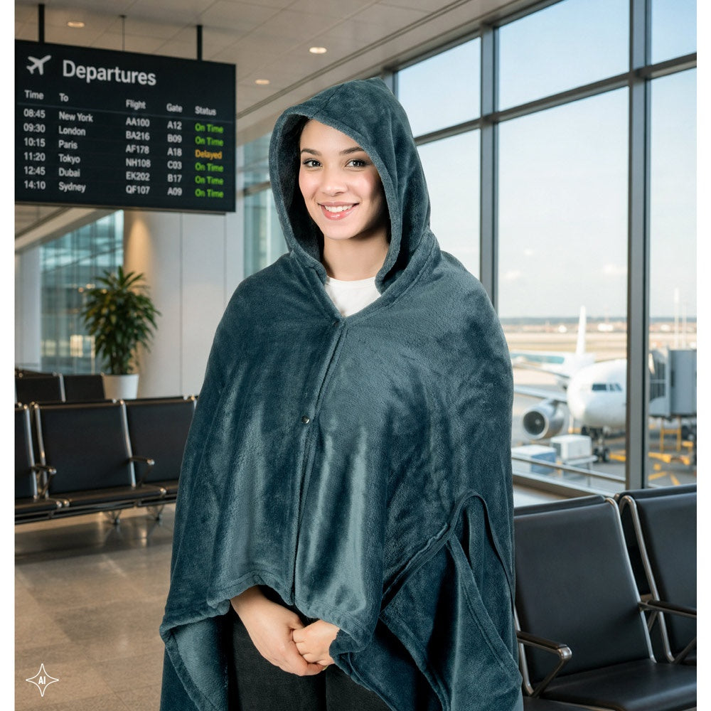SNUGGY. 3-in-1-Set aus Fleece-Gewebe (220 g/m²) ideal für Reisen – zusätzliche Ansicht