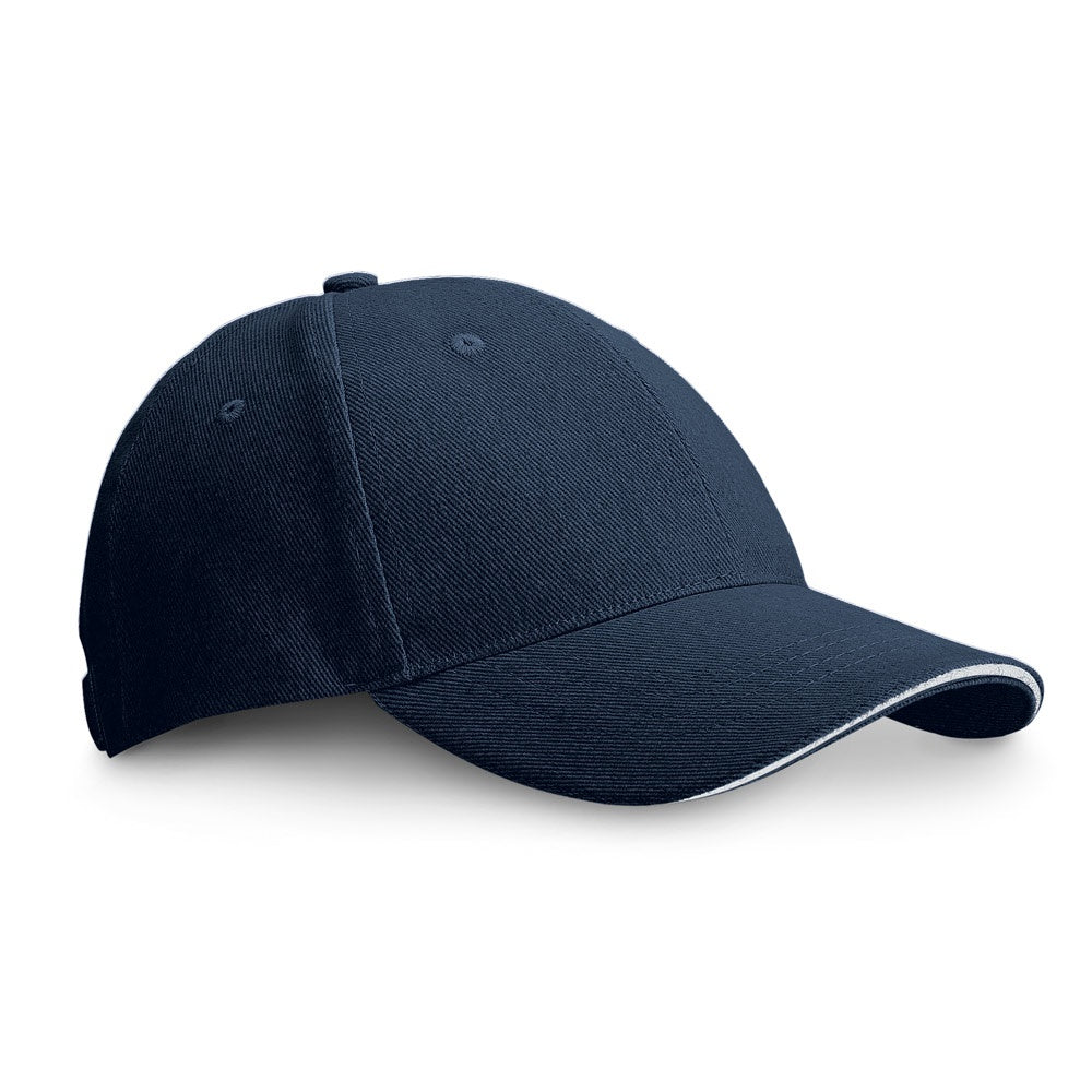 CHRISTOPHE. Sandwichmütze aus 100% Baumwolle (260 g/m²) – zusätzliche Ansicht