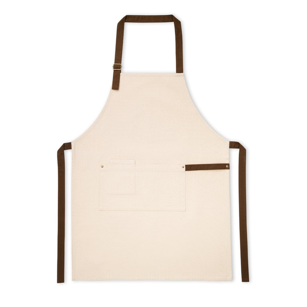 HOLM. Schürze aus 100% Canvas-Baumwolle (320 g/m²) mit Metalldetails – zusätzliche Ansicht
