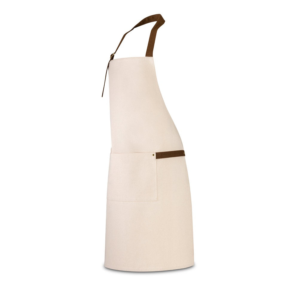 HOLM. Schürze aus 100% Canvas-Baumwolle (320 g/m²) mit Metalldetails – zusätzliche Ansicht