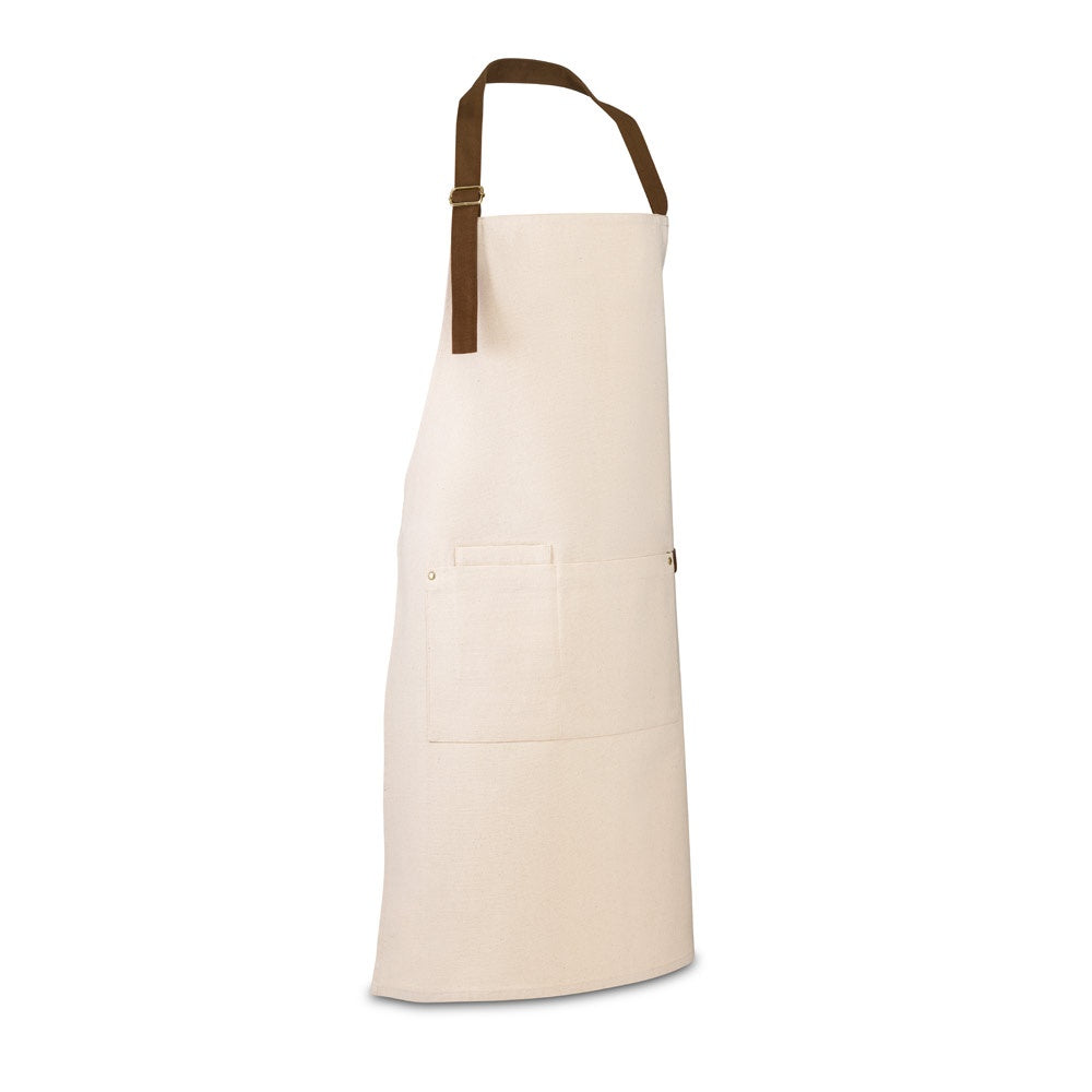 HOLM. Schürze aus 100% Canvas-Baumwolle (320 g/m²) mit Metalldetails – zusätzliche Ansicht