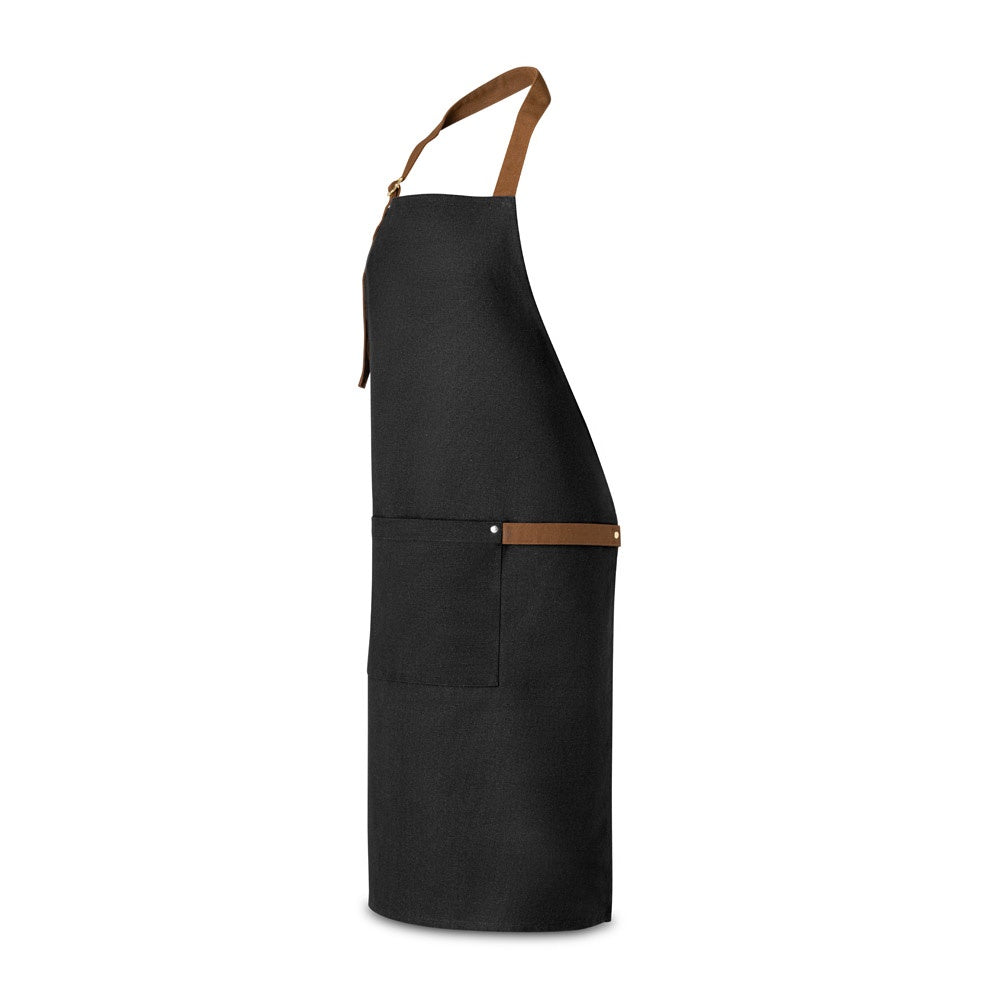 VESPER. Schürze aus 100% Canvas-Baumwolle (300 g/m²) mit Metalldetails – zusätzliche Ansicht