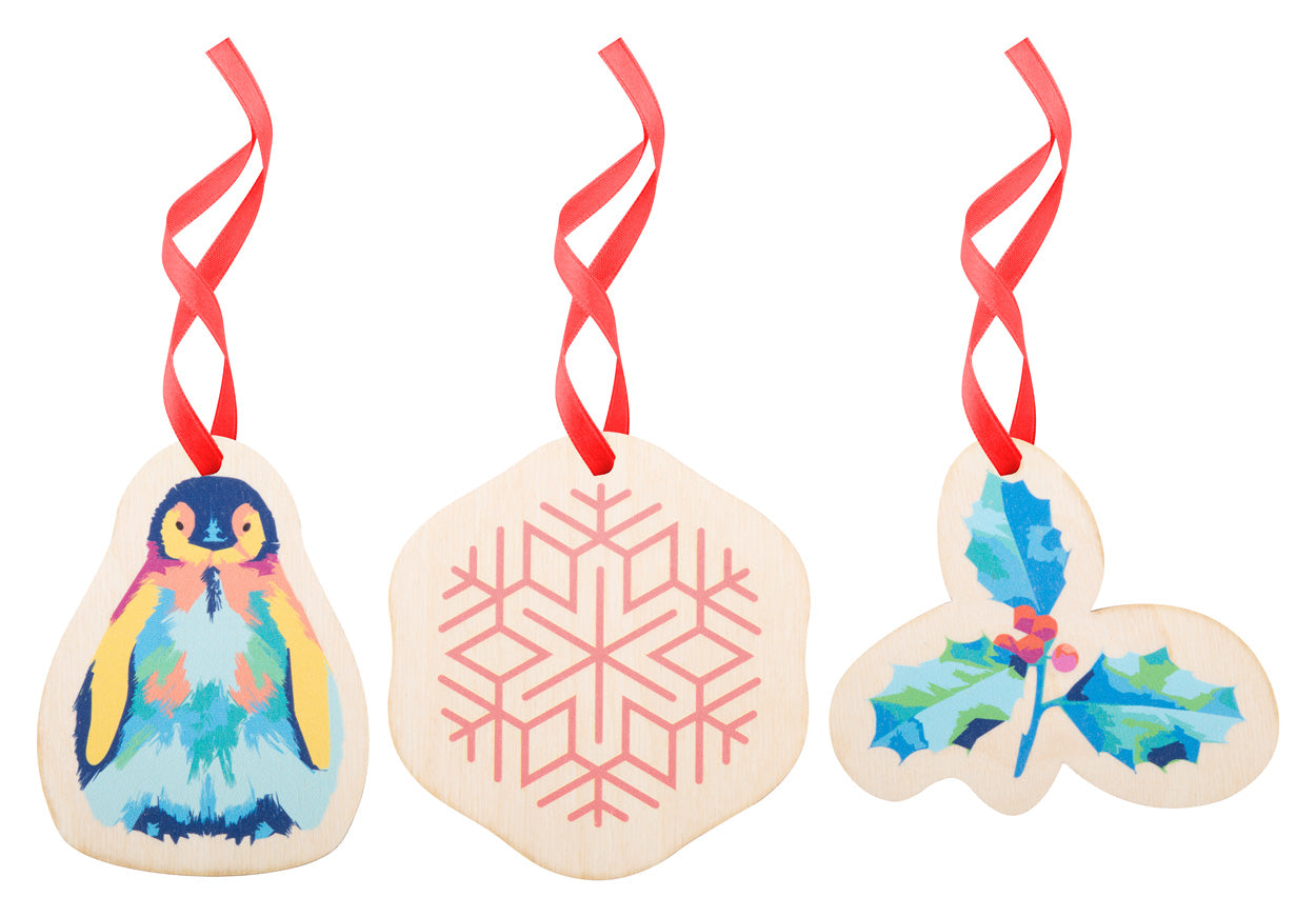 CreaJul Wood Individueller Weihnachtsbaumschmuck