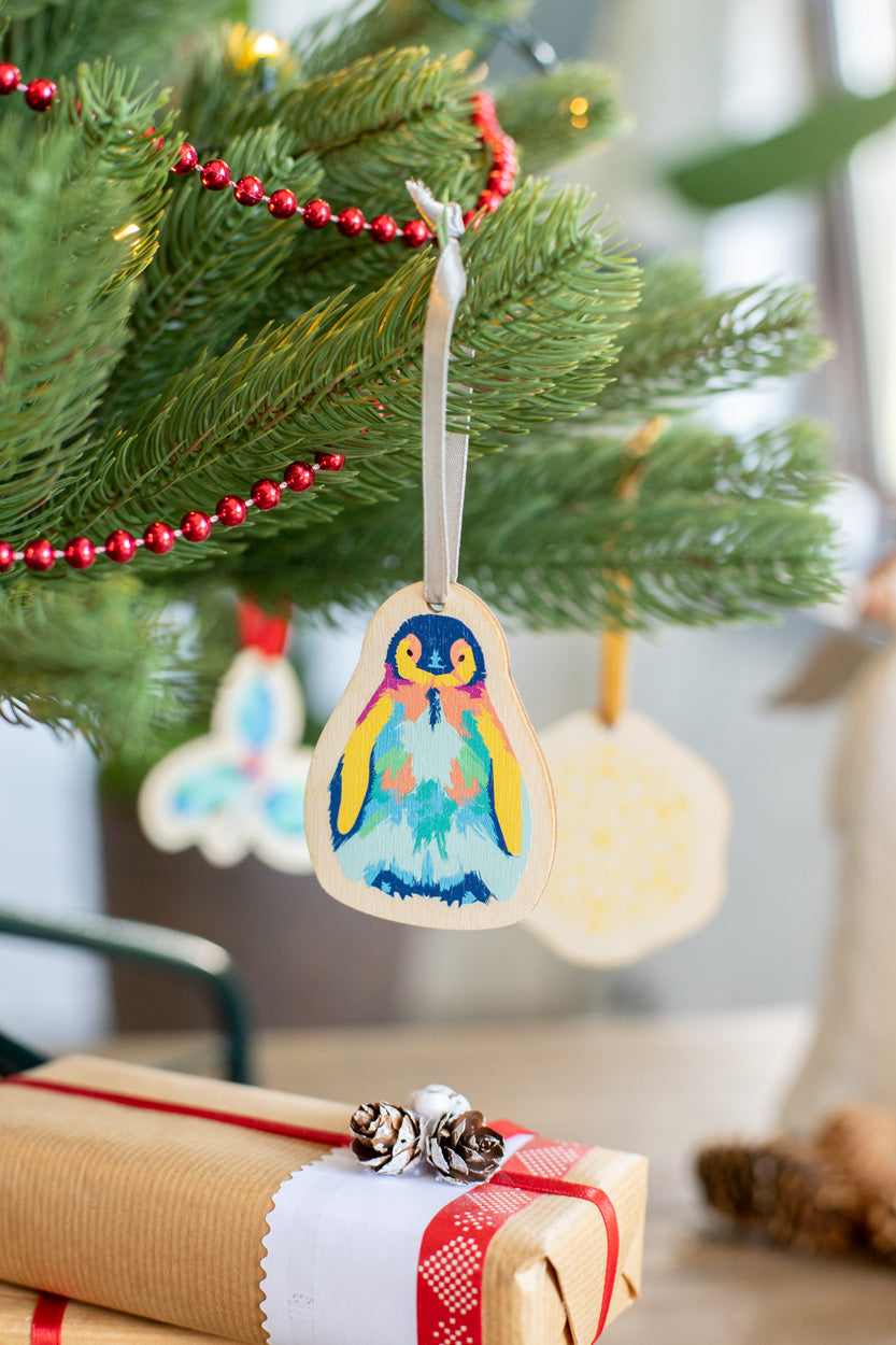 CreaJul Wood Individueller Weihnachtsbaumschmuck