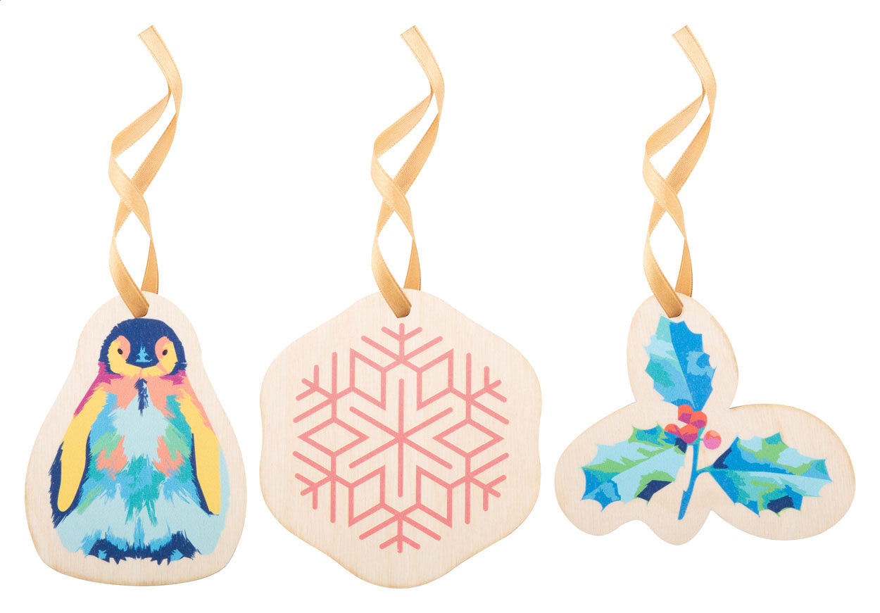 CreaJul Wood Individueller Weihnachtsbaumschmuck
