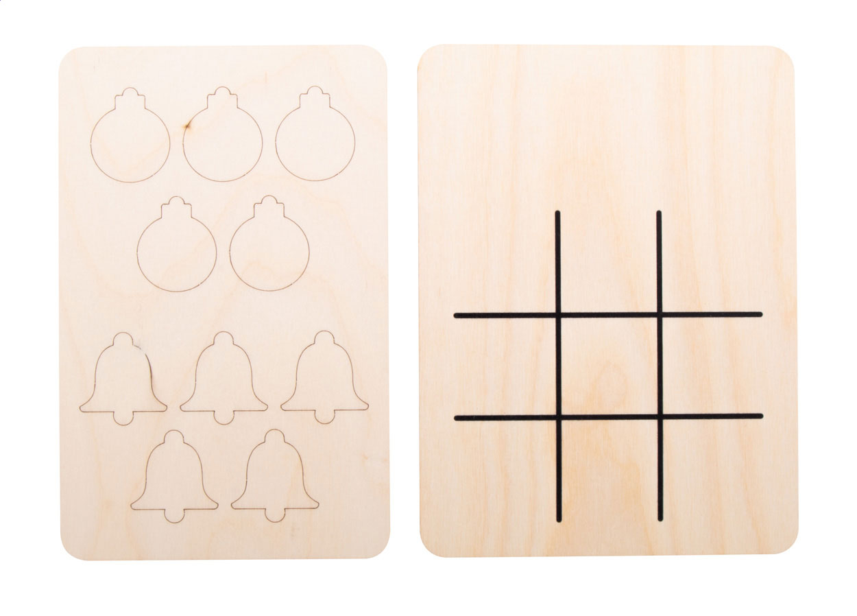 TixTax Weihnachtliches Tic-Tac-Toe Baumschmuck & Glocken