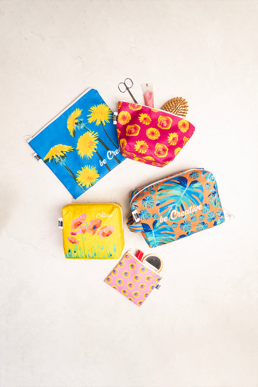 CreaBeauty S RPET Individuelle Kosmetiktasche