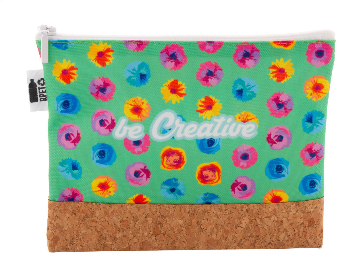 CreaBeauty Cork M RPET Individuelle Kosmetiktasche