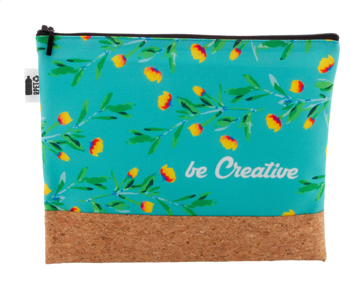 CreaBeauty Cork L RPET Individuelle Kosmetiktasche