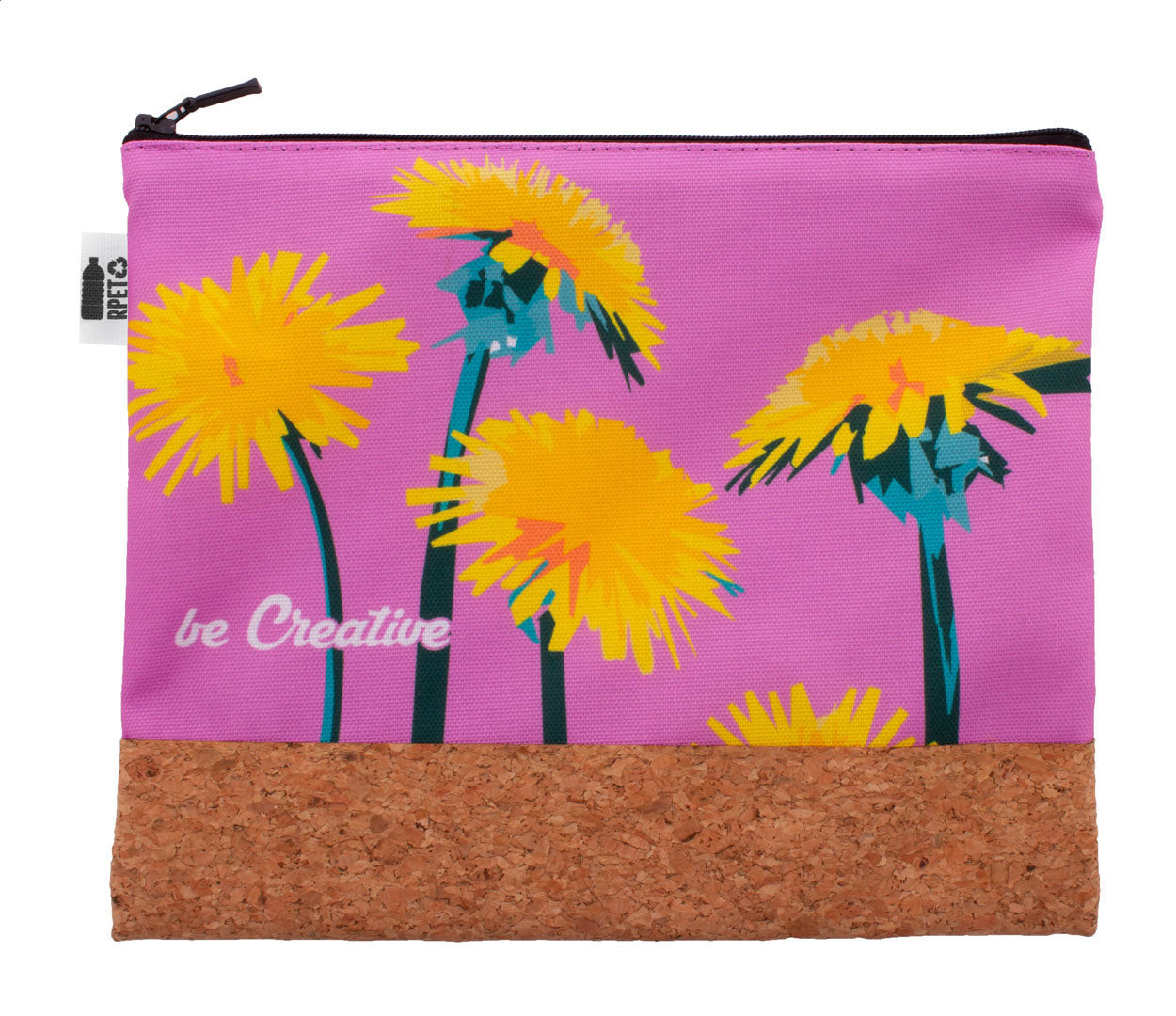 CreaBeauty Cork L RPET Individuelle Kosmetiktasche