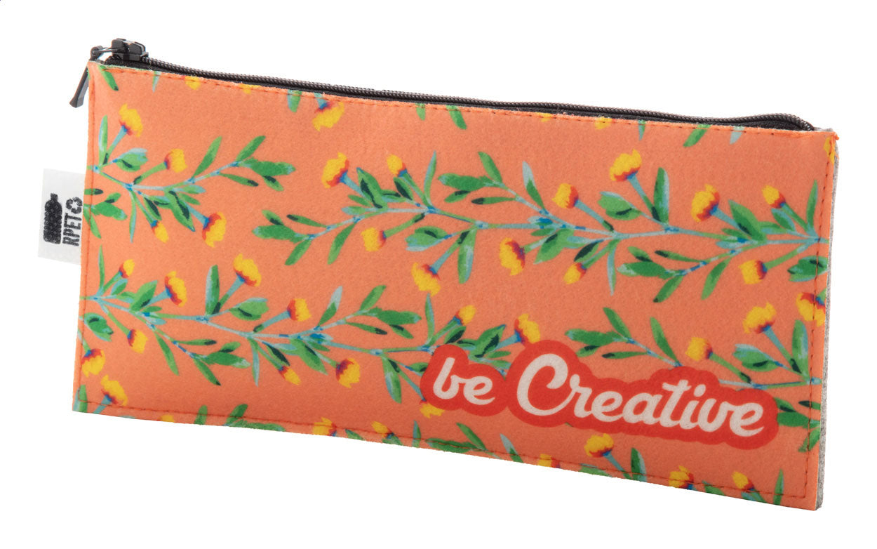 CreaFelt Pen Zip individuelle RPET Stiftetasche