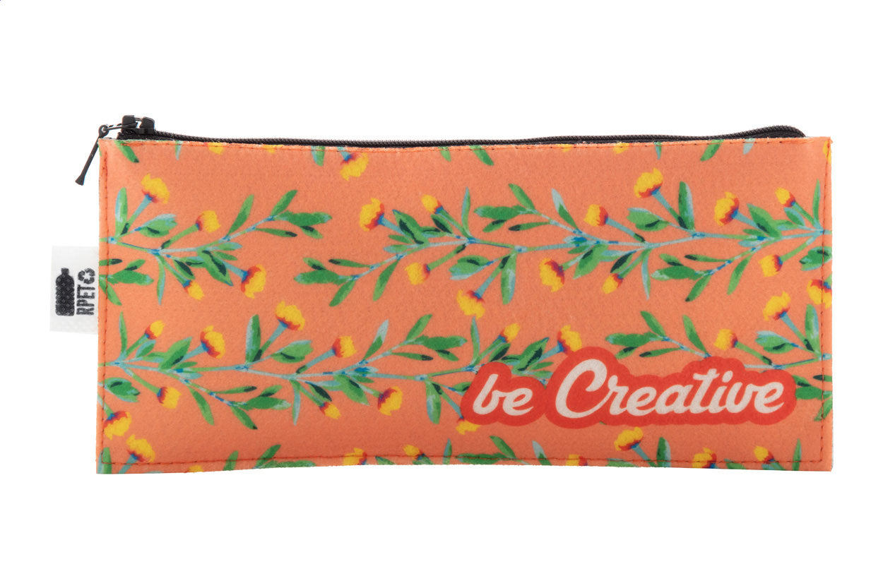CreaFelt Pen Zip individuelle RPET Stiftetasche