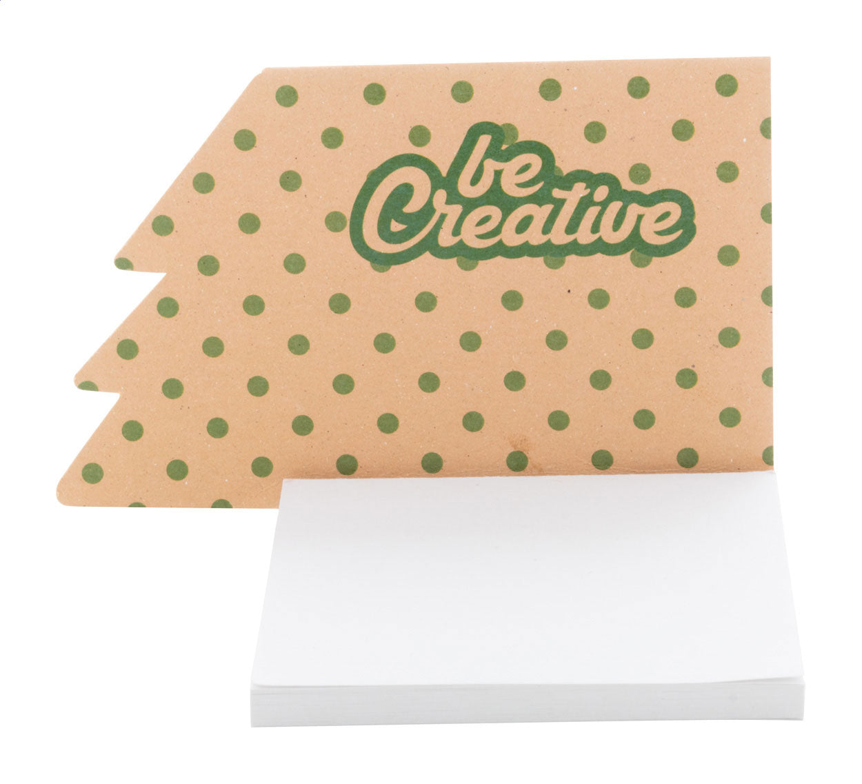 CreaStick Xmas Eco Individueller Haftnotizblock, Weihnachtsbaum