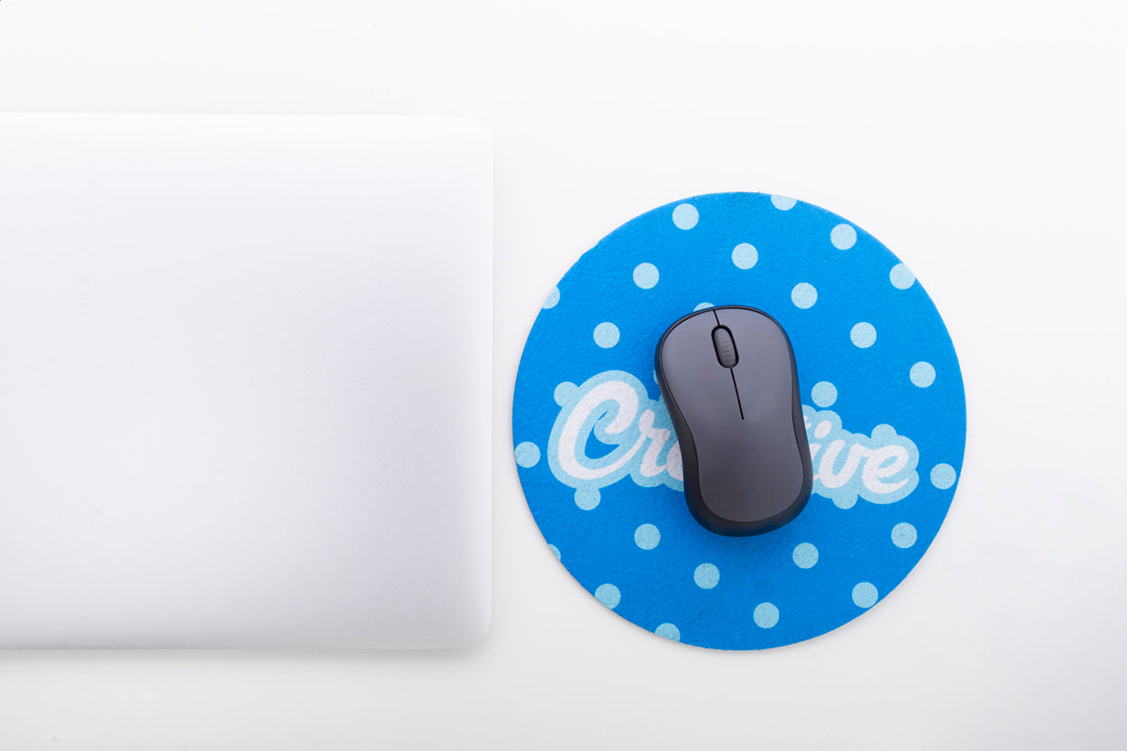 CreaFelt Cursor Round RPET Mauspad