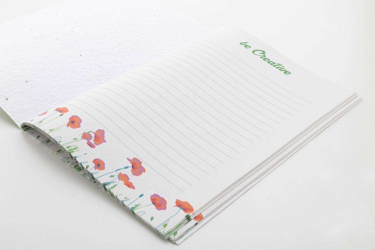 CreaNote Plus A5 Seed individuelles Saatpapier-Notizbuch