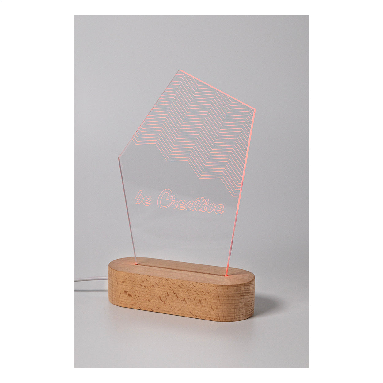 Woodify LED-Trophäe