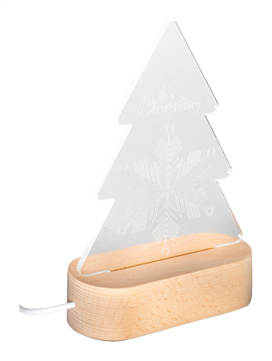 Woodify Xmas Weihnachtsbaum LED-Lichttrophäe