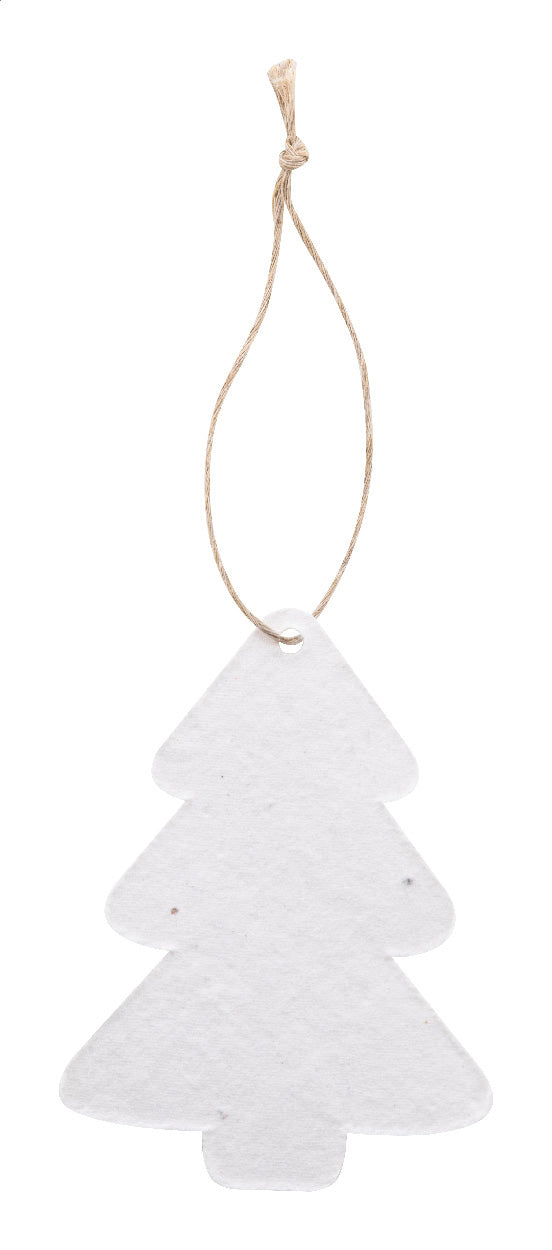 CreaJul Seed Weihnachtsbaumschmuck aus Saatgutpapier, rund
