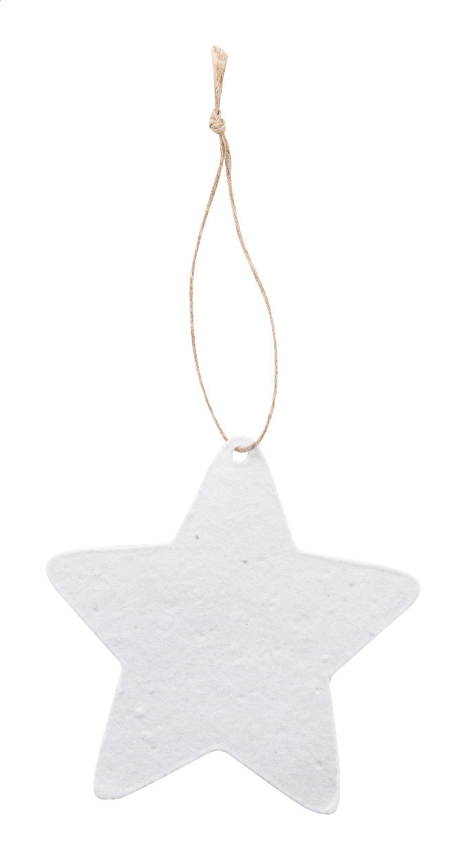 CreaJul Seed Weihnachtsbaumschmuck aus Saatgutpapier, rund
