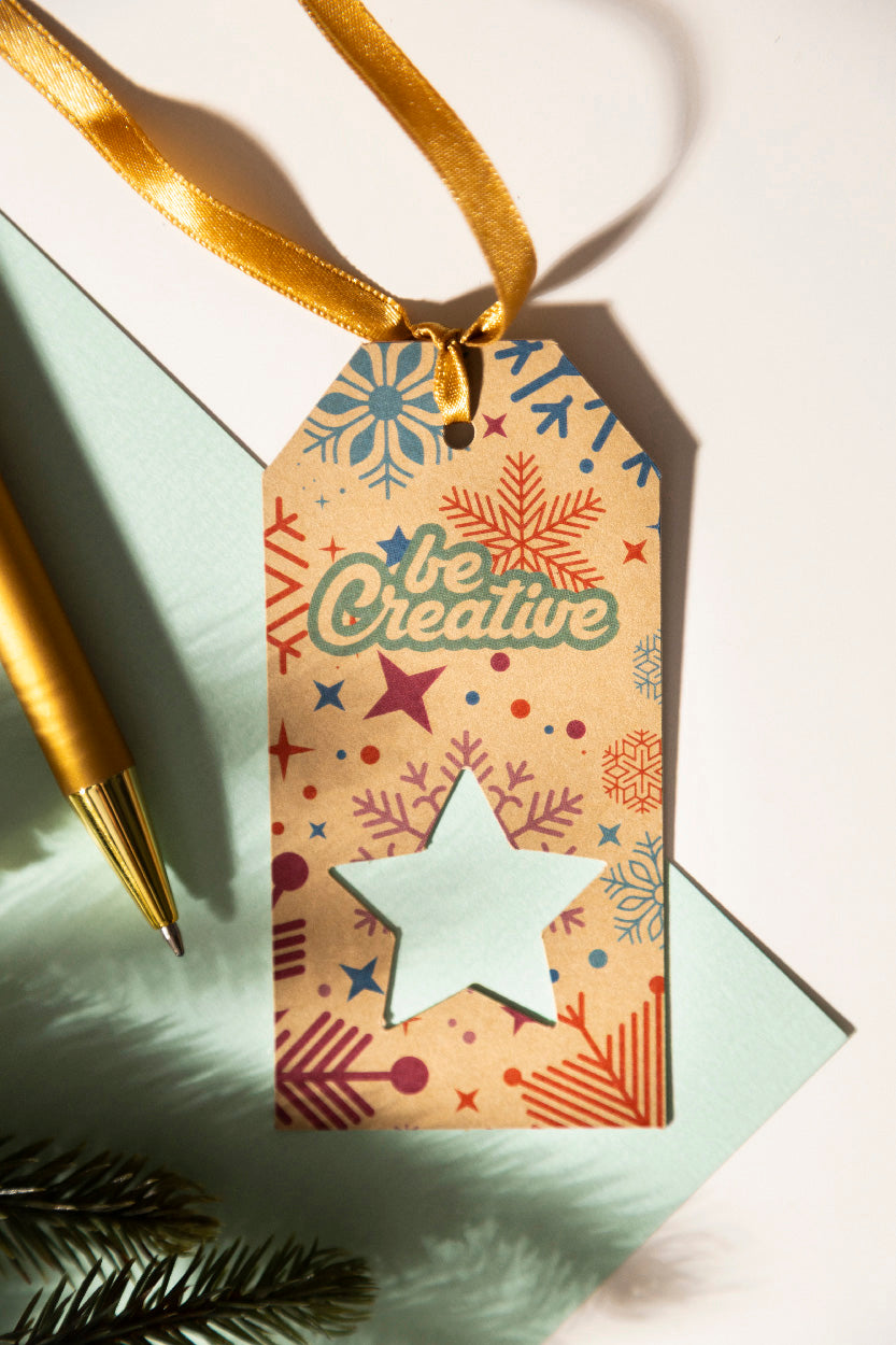 PrinTag Plus Eco Geschenkanhänger, Stern