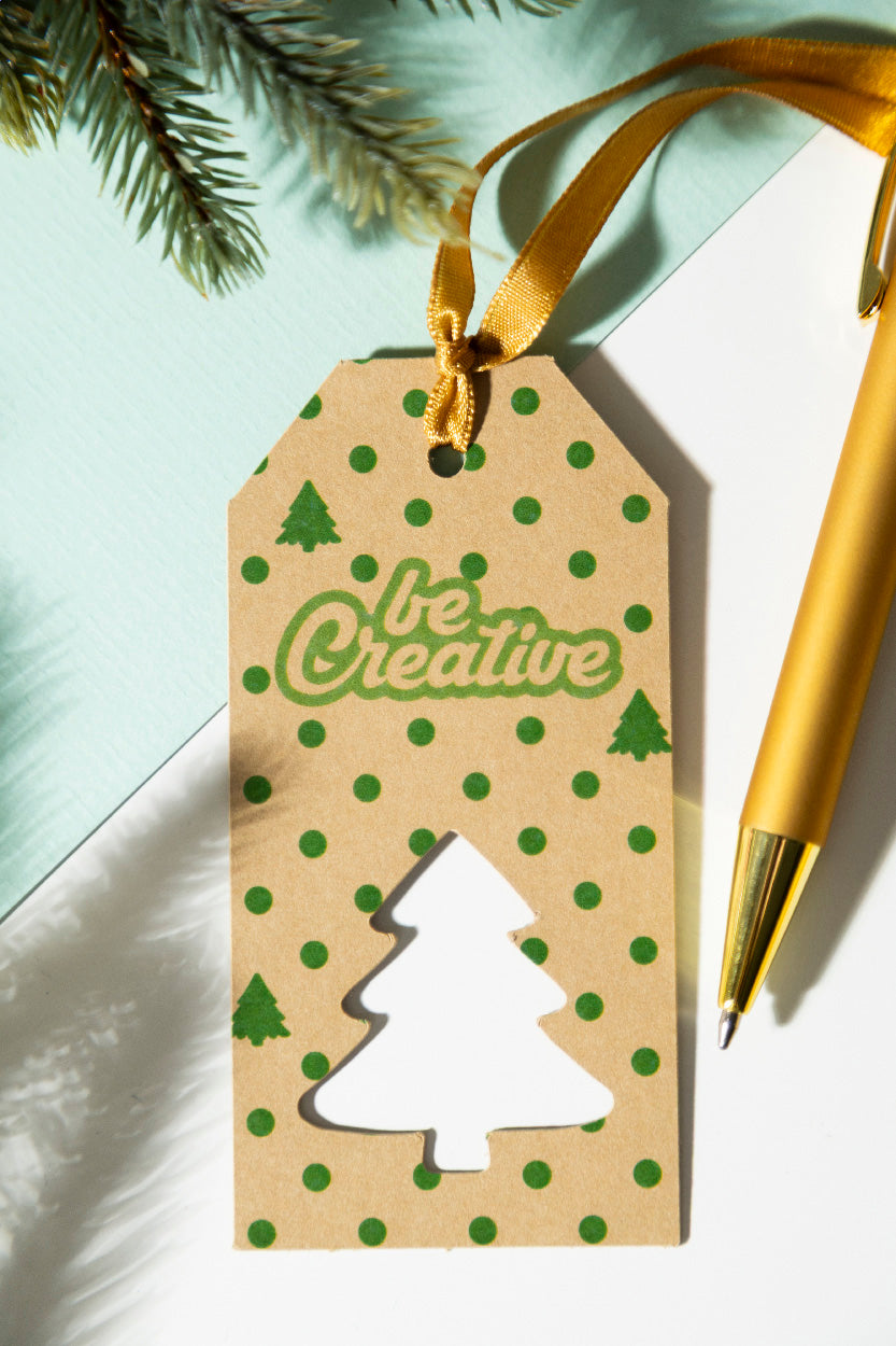 PrinTag Plus Eco Geschenkanhänger, Stern