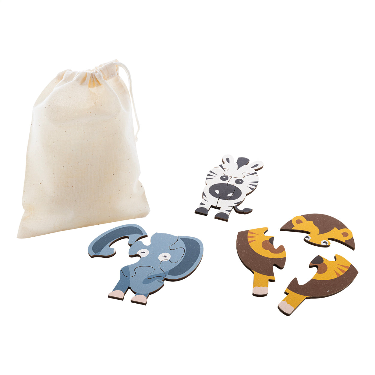 Zoofrik Puzzlespiel, Tiere
