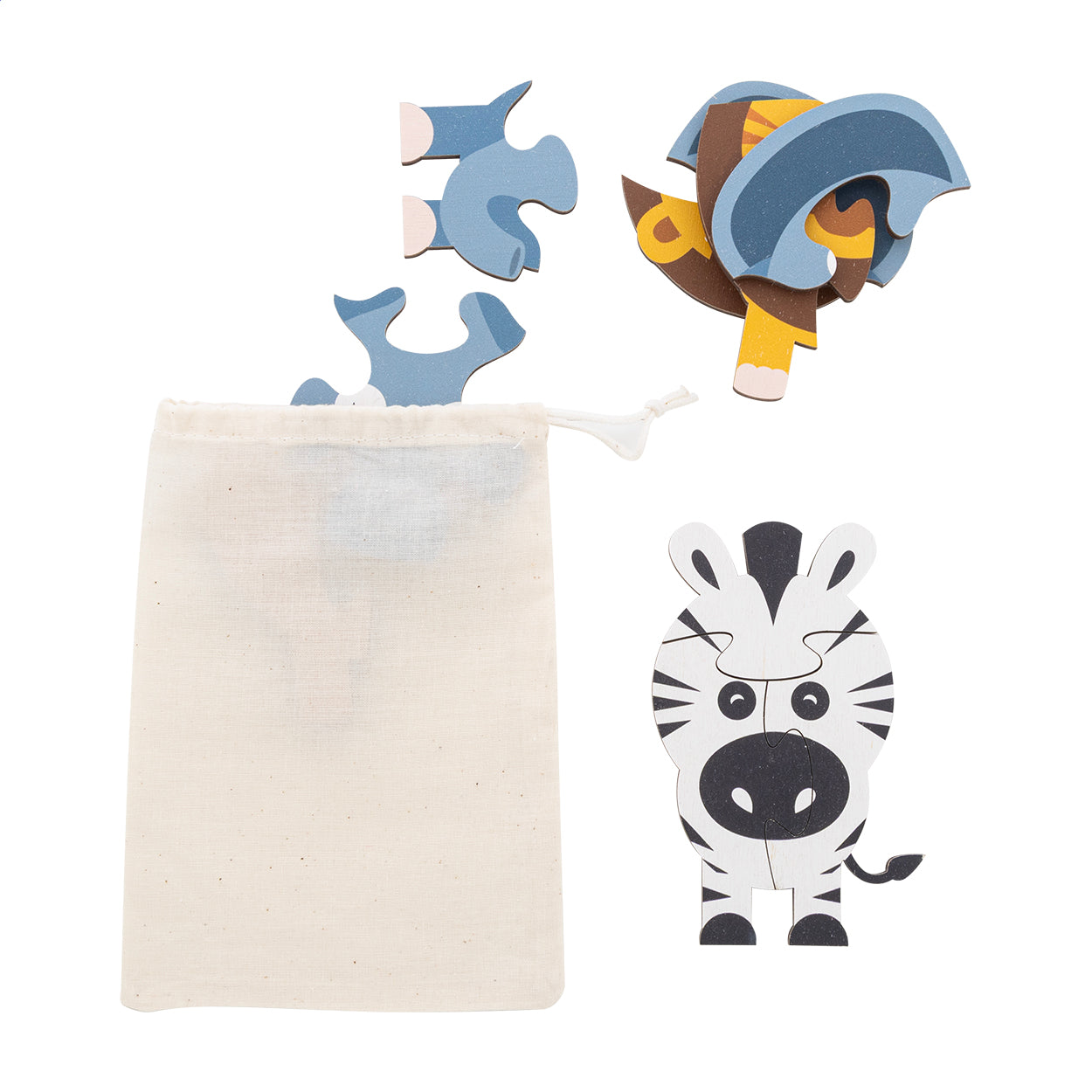 Zoofrik Puzzlespiel, Tiere