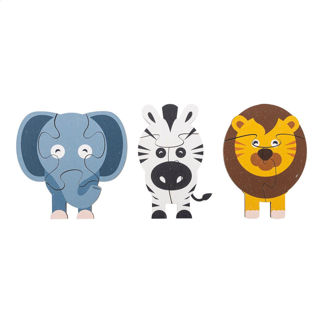 Zoofrik Puzzlespiel, Tiere