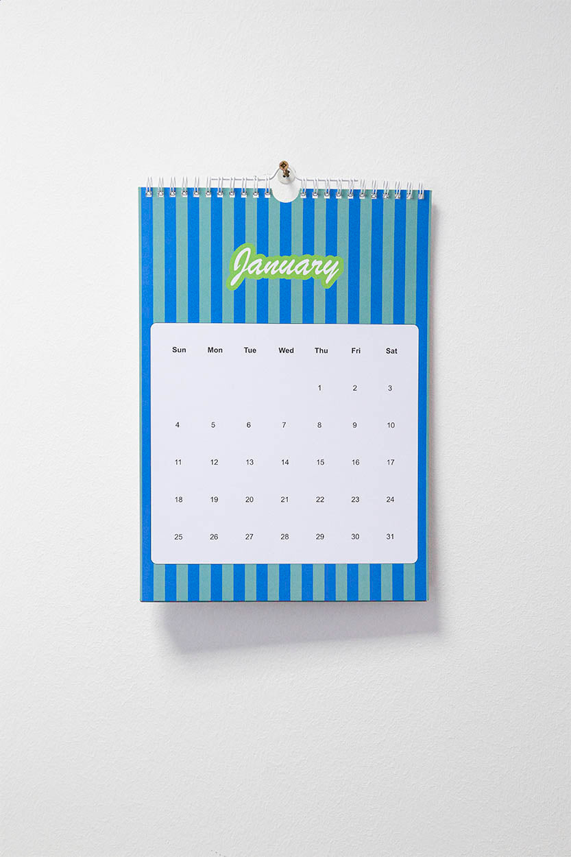 CreaDate Wall A4 Individueller Wandkalender