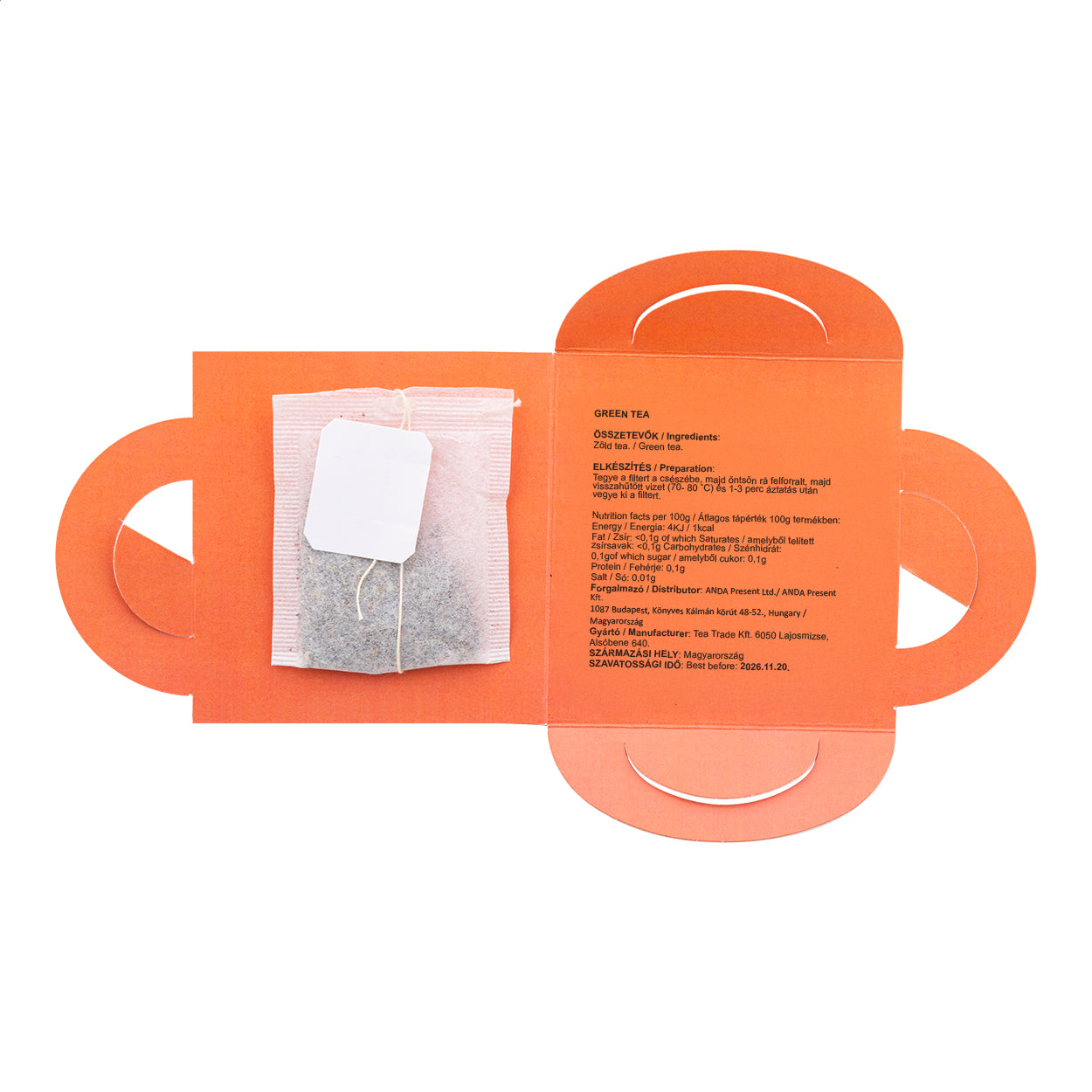 CreaTea Mug Individueller Teebeutel, Earl Grey
