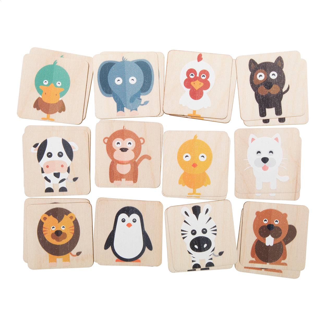 Immermor Memoryspiel, Tiere